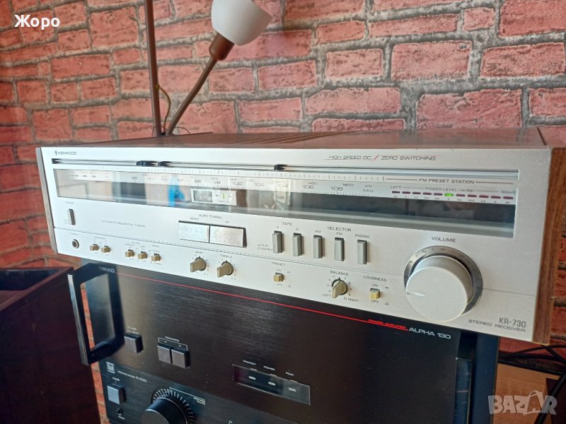 ⏯️С Клип! Trio Kenwood KR-730 monster receiver motorized radio search, снимка 1