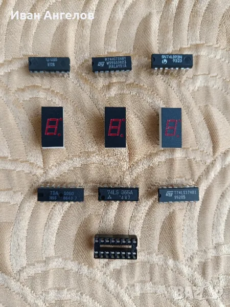 Нови интегрални схеми, индикатори и цокъл , снимка 1