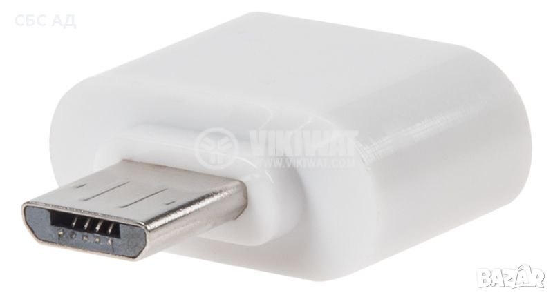 Преходник micro USB/m-USB/f, OTG, снимка 1