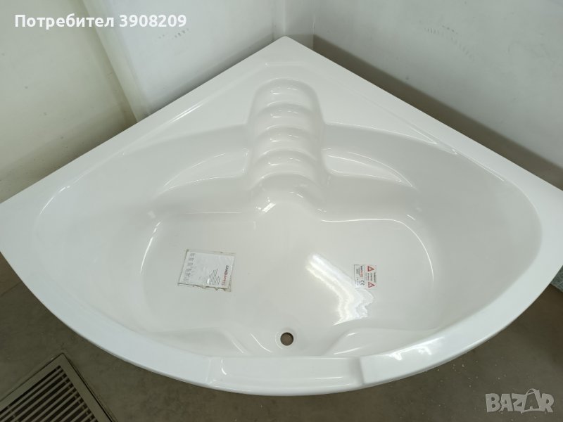 Ъглова вана Niagara 150x150см, снимка 1