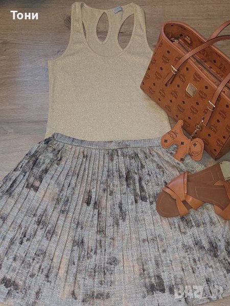 Дамска плисирана пола, снимка 1