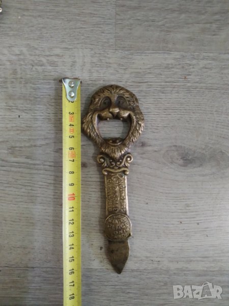 стара месингова отварачка, снимка 1