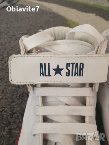 Уникални ретро кожени кецове Converse Унисекс, снимка 2 - Кецове - 51318886