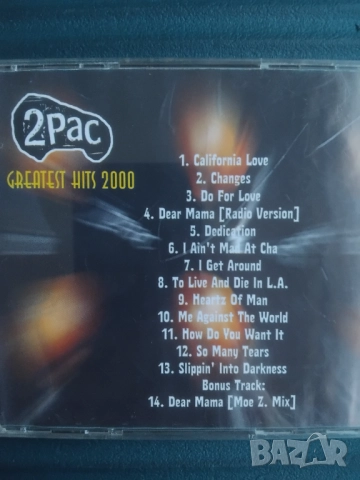2 Pac -  Greatest hits 2000 - матричен диск музика, снимка 2 - CD дискове - 52179468
