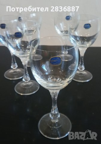 Кристални бокали Sherry Bohemia Crystal Betty Pattern 6 1/8", снимка 6 - Сервизи - 39051007