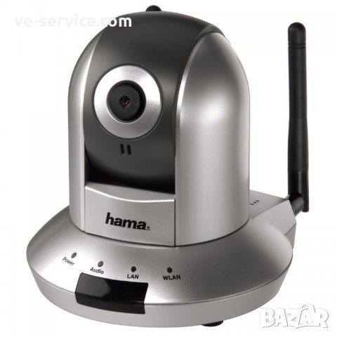 ИП камера Хама / Hama Wireless LAN IP Camera 300 Mbps/MPEG4 M360, снимка 1 - IP камери - 28143024