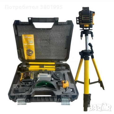 4D лазерен нивелир , снимка 7 - Куфари с инструменти - 53475128