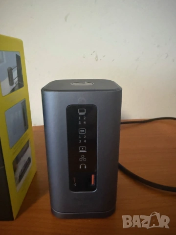 Hub USB докинг станция Baseus Spacemate Series 11-в-1, USB-C към 2x HDMI 4K@60Hz, 2x DP 4K@60Hz, 2x , снимка 5 - Други - 53408239
