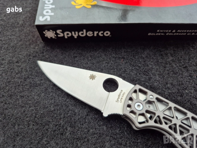 Сгъваем нож Spyderco Edgerati С266, снимка 7 - Ножове - 52213794