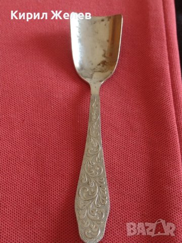 Стара лъжичка за сладолед десерти с красива орнаментика за КОЛЕКЦИЯ ДЕКОРАЦИЯ БИТОВ КЪТ 26029, снимка 4 - Други ценни предмети - 43833591
