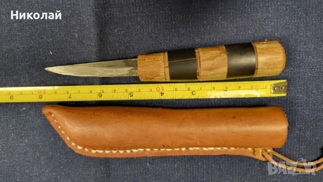 Стар скандинавски нож, финка Швеция 16, снимка 3 - Антикварни и старинни предмети - 50539872