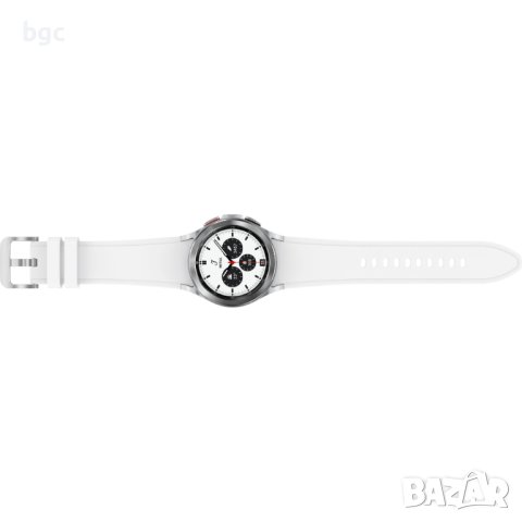 НОВ Часовник Smartwatch Samsung Galaxy Watch 4, 42mm, LTE, Classic, Silver - 24  месеца гаранция, снимка 6 - Смарт часовници - 42979054