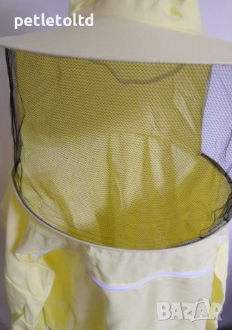 Блузон със защитно було (едноцветен), снимка 5 - За пчели - 37259245