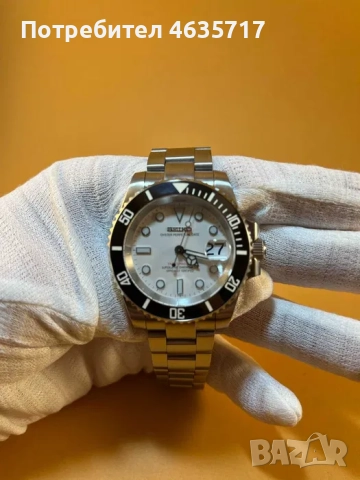 Часовник Seiko Yachtmaster White (mod), снимка 5 - Мъжки - 52213740