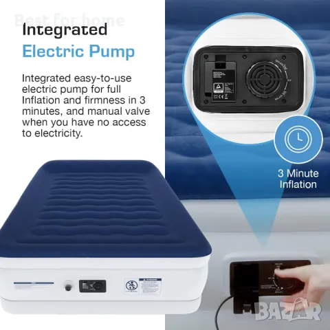 Луксозно надуваемо легло Active Era Active Era с вградена помпа, снимка 4 - Спални и легла - 48673633