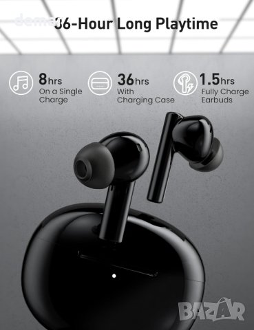 Безжични слушалки с ANC aptX HD съвместими До 36 часа, снимка 3 - Bluetooth слушалки - 43773251