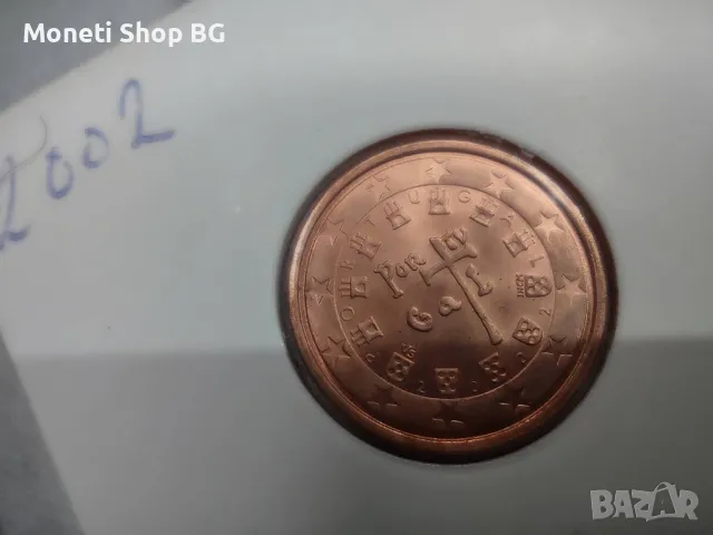 Селекция от 1-2 и 5 Евроцента - Португалия- UNC 2002г., снимка 2 - Нумизматика и бонистика - 48823370
