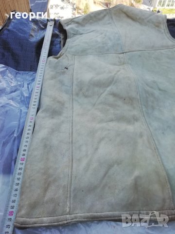 Старо военно елече от агнешка кожа, снимка 5 - Антикварни и старинни предмети - 43674505