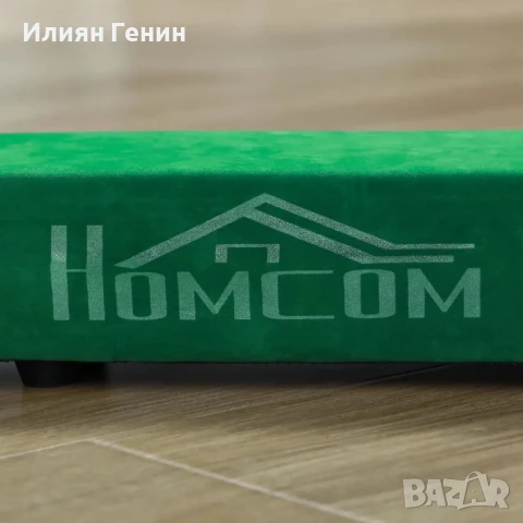 Сгъваема греда за баланс HOMCOM, неплъзгаща се, велурено покритие, здрава дървесина, 210 x 10 x 6,5 , снимка 4 - Художествена гимнастика - 51084842