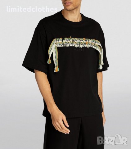 LANVIN Curb Lace Logo Мъжка Тениска size L и XXL, снимка 3 - Тениски - 36983158