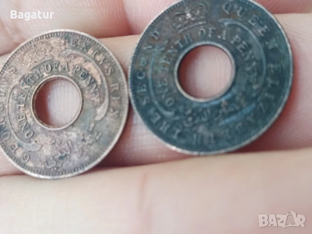 Британска Западна Африка,1952,54г,лот монети,British West Africa , снимка 3 - Нумизматика и бонистика - 51106750