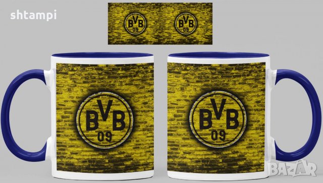 Чаша Борусия Дортмунд Borussia Dortmund Керамична, снимка 4 - Фен артикули - 34783737