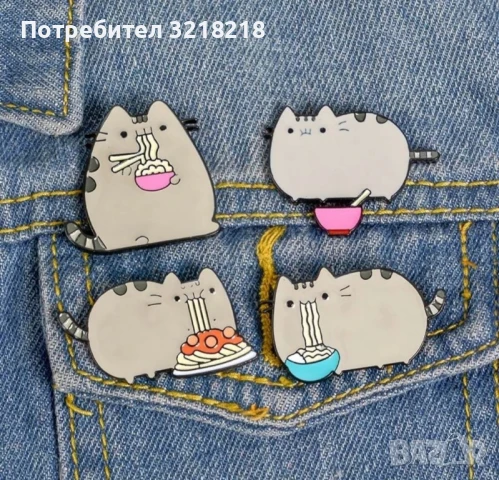 Значки Pusheen коте, снимка 2 - Други - 50463456