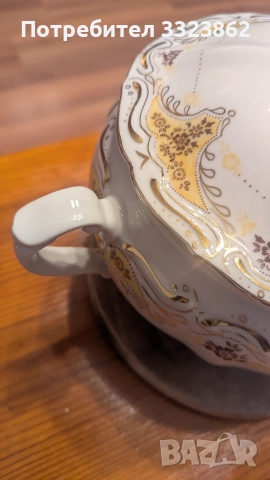 Порцеланов юбилеен супник 100 години Изида , снимка 10 - Колекции - 52870608