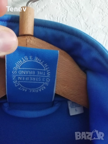 Adidas Originals Firebird Blue/Gold оригинално ново мъжко горнище анцуг размер L , снимка 7 - Спортни дрехи, екипи - 51615438