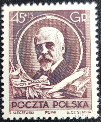 Полша, 1952 г. - лот марки на тема колоездене, личности, спорт, автомобили и др., снимка 9 - Филателия - 53303082