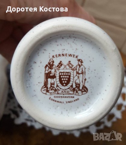 Прекрасен комплект с маргаритки от Англия, снимка 5 - Антикварни и старинни предмети - 39396565