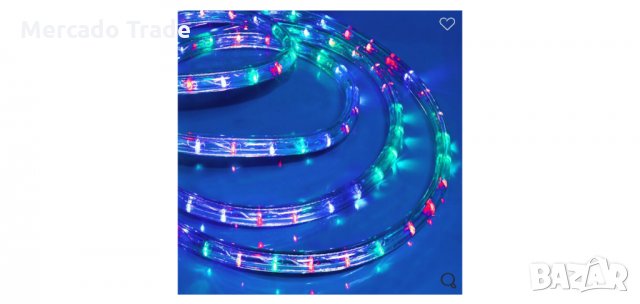 Светещ маркуч, Многоцветен, 7,5м.