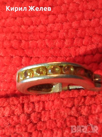 СКЪПОЦЕННА АНГЛИЙСКА СЕБЪРНА ВИНТИДЖ АРТ ОБЕЦА СРЕБРО 925 РЪЧНА ИЗРАБОТКА с ЦИРКОНИ 40541, снимка 2 - Обеци - 42762893