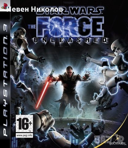 Star Wars The Force Unleashed - PS3 оригинална игра, снимка 1 - Игри за PlayStation - 27352529