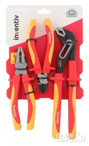 Комплект "INVENTIV" от 3 бр. изолирани клещи