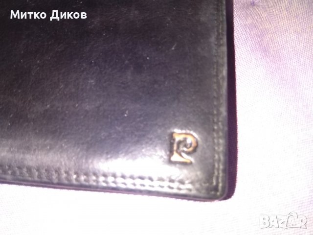 Портфейл марков Пиер Карден 125х95мм-естествена кожа с кутия, снимка 2 - Портфейли, портмонета - 37881134