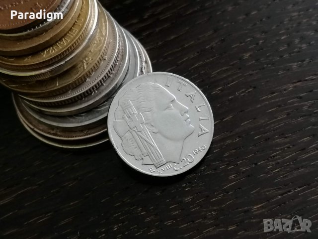 Монета - Италия - 20 чентесими | 1940г.