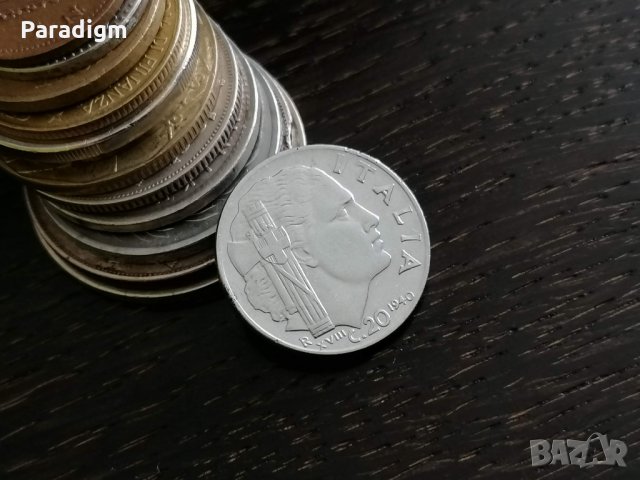 Монета - Италия - 20 чентесими | 1940г.