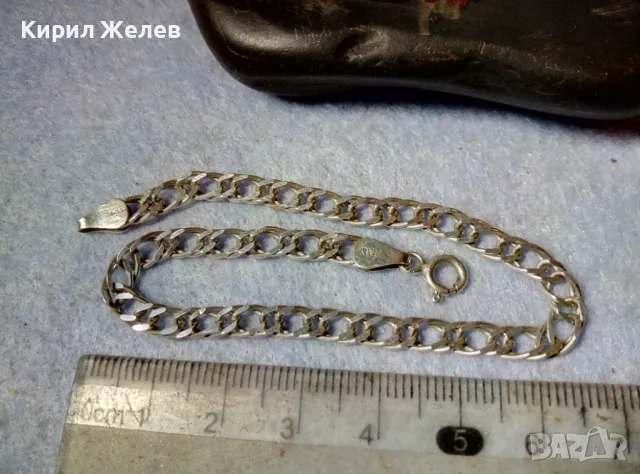 ИЗИСКАНА ИТАЛИАНСКА СРЕБЪРНА ГРИВНА СРЕБРО 925 ITALY КЛАСИЧЕСКА РЪЧНА ВИНТИДЖ АРТ ПЛЕТКА 49415