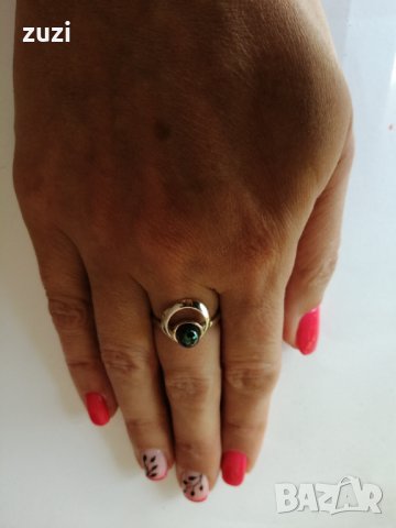 Сребърен пръстен с перла. Сребро проба 925. , снимка 3 - Пръстени - 38423704