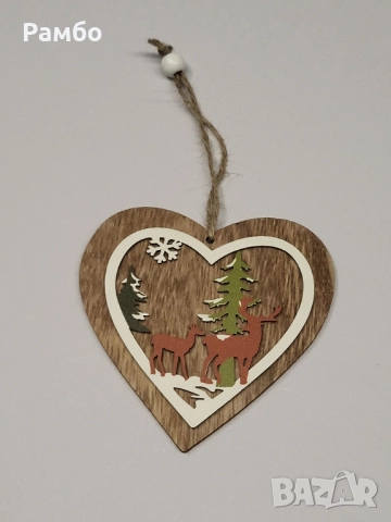 Орнамент Висулка Коледна украса, снимка 3 - Други - 52345948