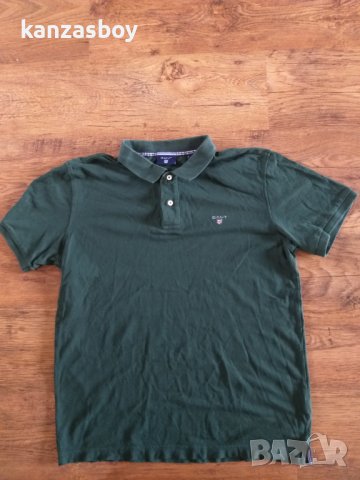 gant polo shirt - страхотна мъжка тениска Л размер, снимка 8 - Тениски - 40486343