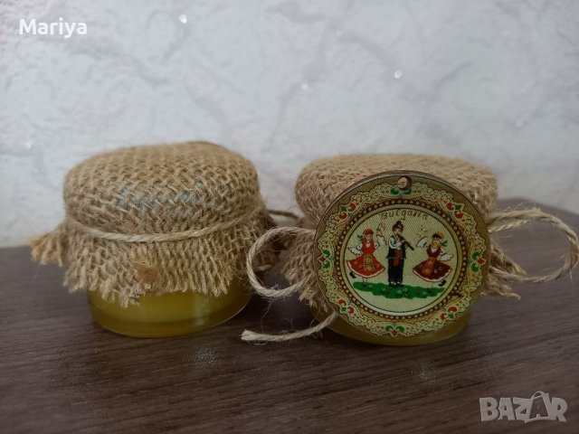 Бурканче с мед с фолклорни мотиви, снимка 13 - Подаръци за сватба - 37158539