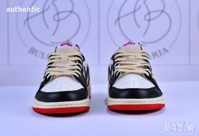 Nike Air Jordan 1 x Travis Scott, Fragment, Reverse Mocha Black Phantom Мъжки Дамски Маратонки, снимка 3 - Маратонки - 34638777