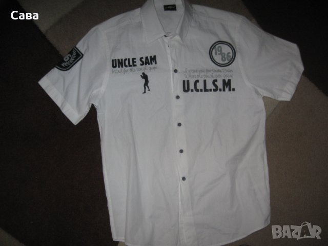 Риза UNCLE SAM   мъжка,М-Л, снимка 2 - Ризи - 36649045