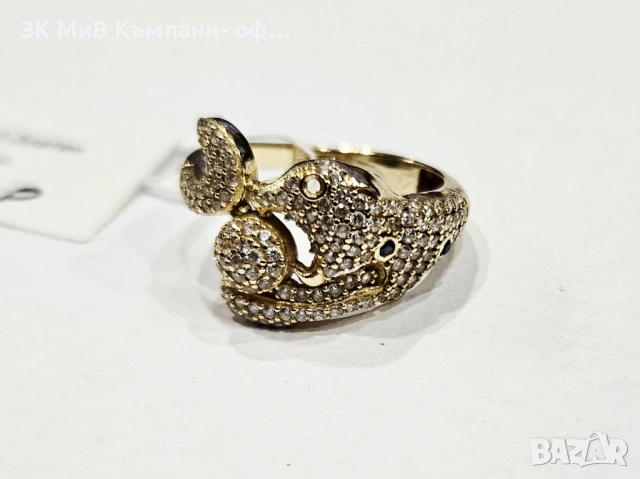 НАМАЛЕН!!!Златен пръстен 3.62гр 06576-25, снимка 2 - Пръстени - 53165145