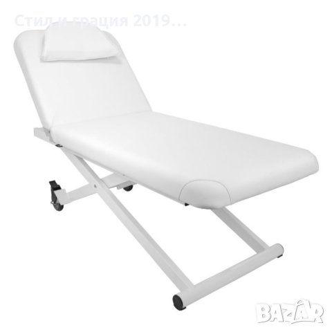 Спа кушетка Heka - Azzurro 329E ( 1 мотор) бяла основа 195 х 70 х 60/90 см, снимка 1