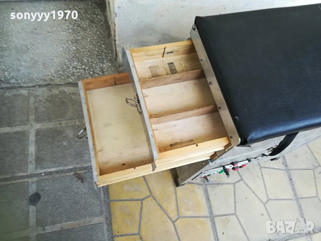 рибарски алуминиев стол с повер станция 2404211826, снимка 7 - Екипировка - 32667365