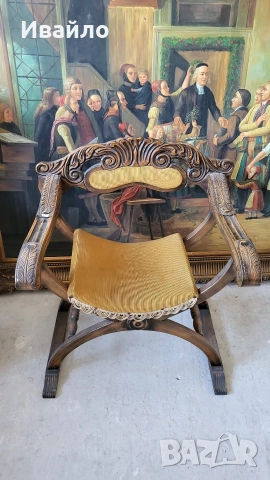 Римско столче , снимка 4 - Столове - 53432912