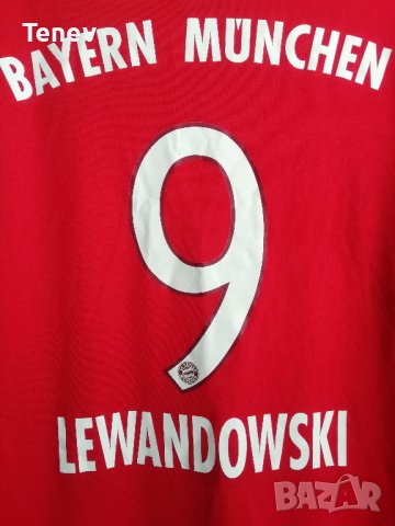 Bayern Munich Lewandowski Adidas оригинална тениска Левандовски Байерн Мюнхен 2015/2016 M, снимка 3 - Тениски - 37198328